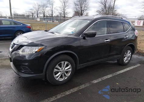 2016 Nissan Rogue Sv z USA, uszkodzony, nr VIN KNMAT2MV5GP658685